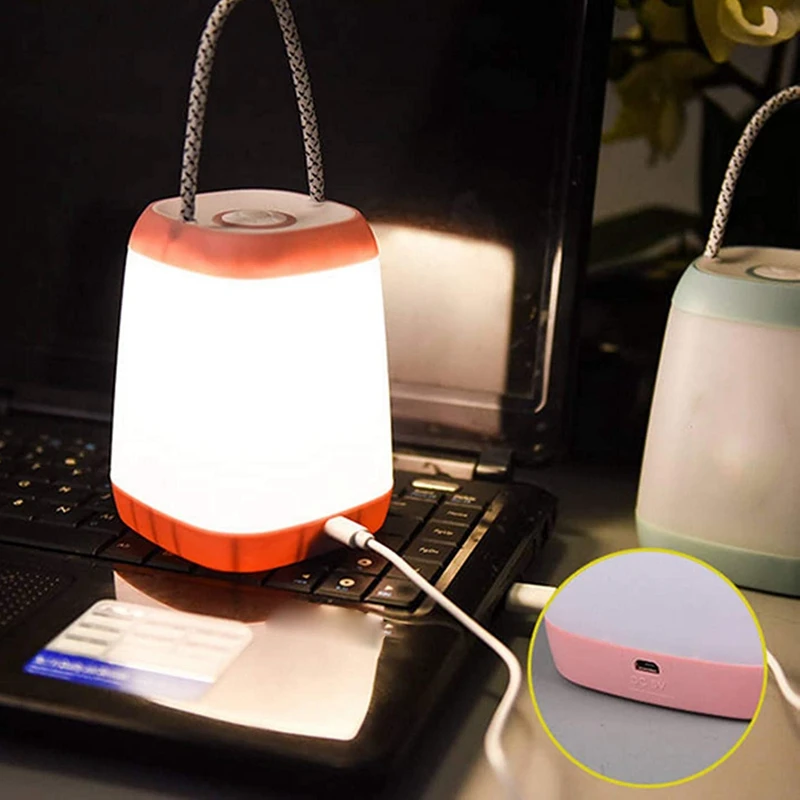 โคมไฟไฟ LED แบบแขวนหลอดไฟสำหรับตั้งแคมป์ไฟสำหรับตกปลาในเดินป่ากลางแจ้ง lampu tidur บ้านฉุกเฉินใหม่ LED แคมป์