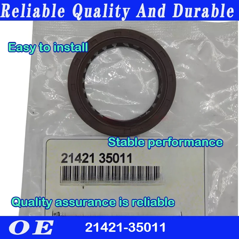 

High quality Front Crankshaft Oil Seal For Hyundai Santa Fe Kia Optima Sportage 2142135011 21421-35011 car accessories