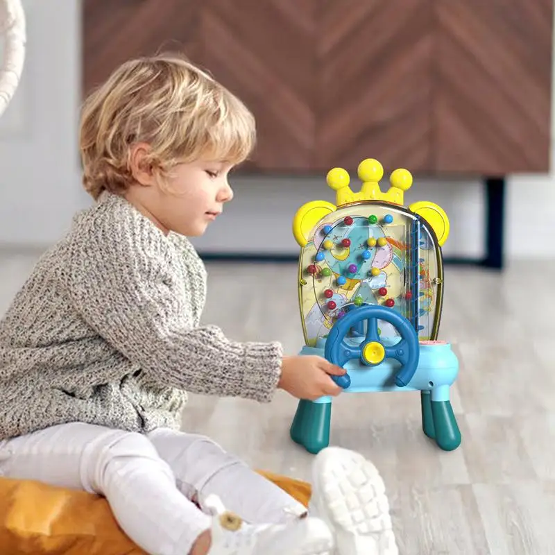 Juguete de laberinto de cuentas Montessori, juguete de gota de bola con música, habilidad motora fina, aprendizaje temprano, regalos de cumpleaños y Navidad