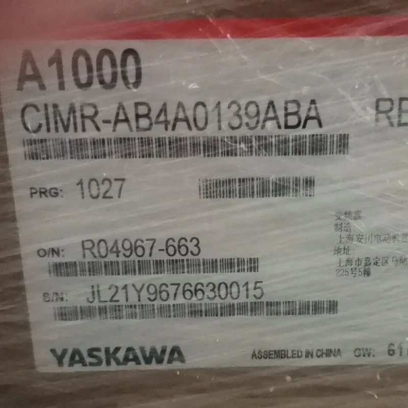 

Новый инвертор Yaskawa CIMR-AB4A0139ABA в коробке, ускоренная доставка
