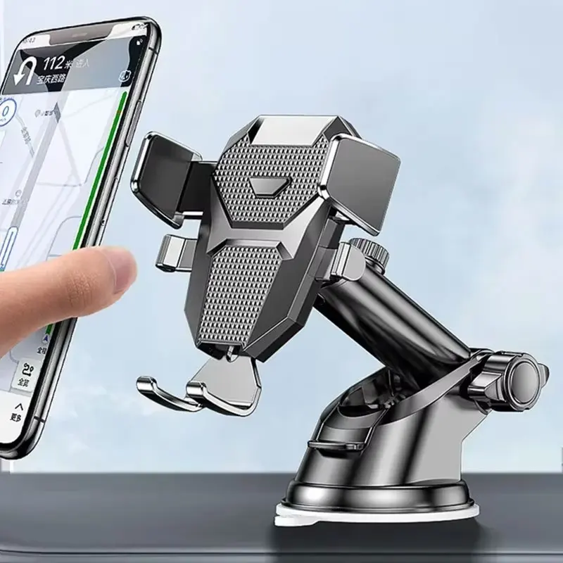 Universal Suction Cup Car Phone Holder Mount Stand for iPhone Samsung Xiaomi Huawei - Mobile Phone Sucker Support Bracket