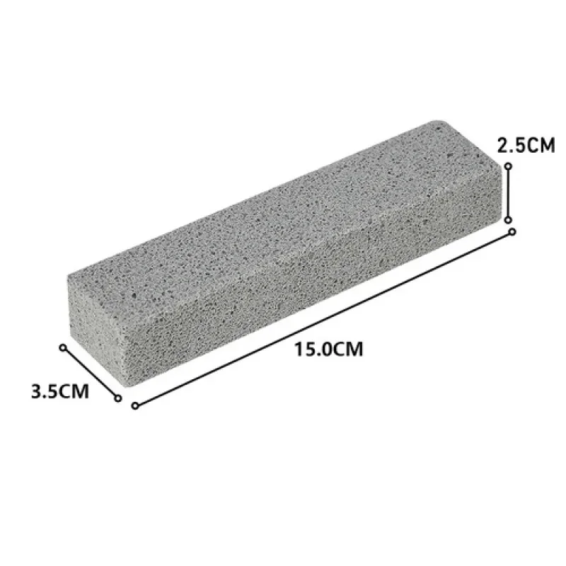 6Pcs Natural Pumice Heavy Duty Toilet Cleaning Stones Brush Set Stubborn Stains Rings Bathroom