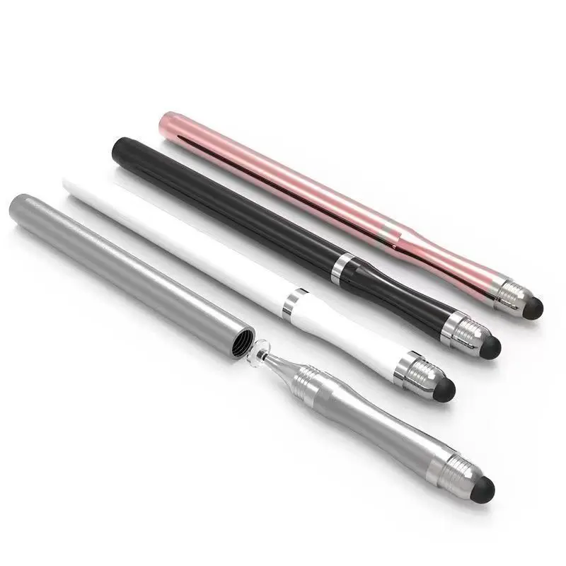 Universal Double headed ปากกา Stylus สําหรับ iPad แล็ปท็อปโทรศัพท์มือถืออุปกรณ์เสริมแท็บเล็ตปากกาสัมผัสหน้าจอแบบ Capacitive