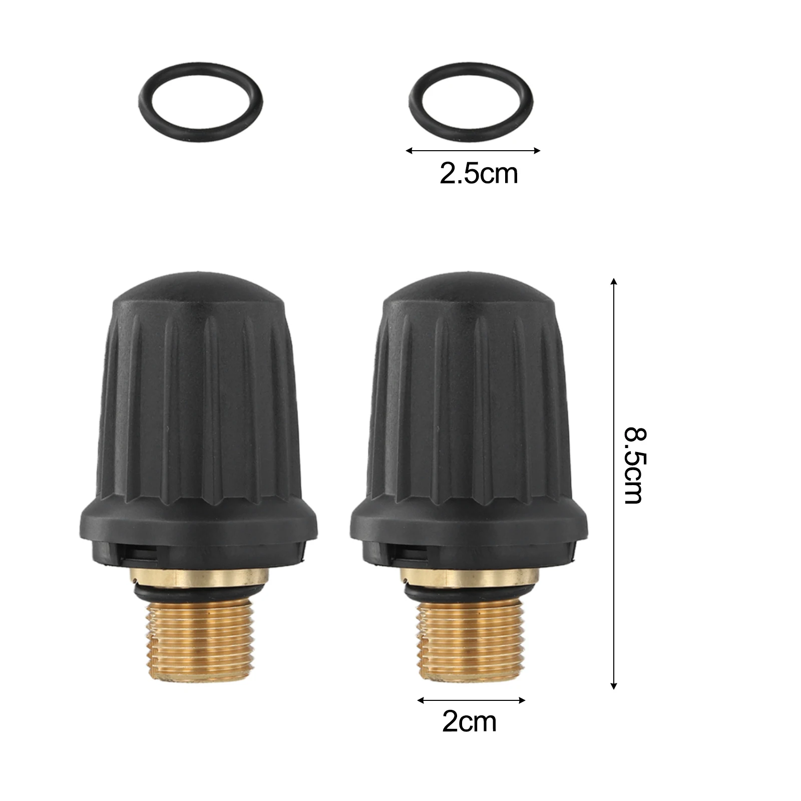 For Karcher 4.590-105.0 Safety Lock Safety Valve With Black O-ring 6.363-279.0 Household Cleaning Tool Cleaning Brushe Accessori
