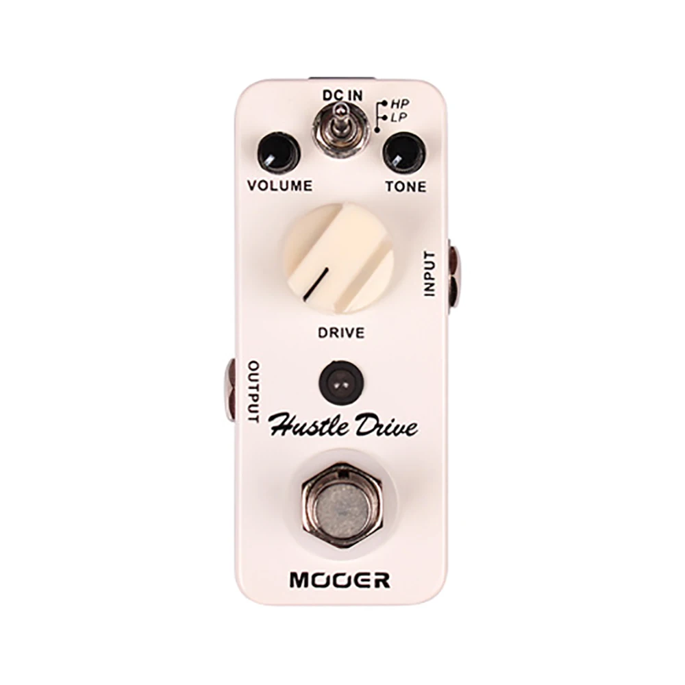 

MOOER Hustle Drive Distortion Guitar Effect Pedal 2 Working Modes(HP/LP) Micro Guitar Pedal Tube-like Drive Sound Guitar Parts