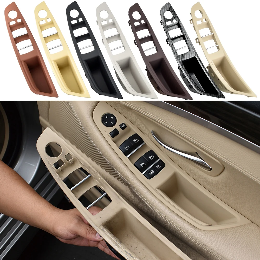 Quality Interior Door Armrest Panel Trim Pull Handle Set Replacement For BMW 5 Series F10 F11 F18 520i 523i 525i 528i 535i