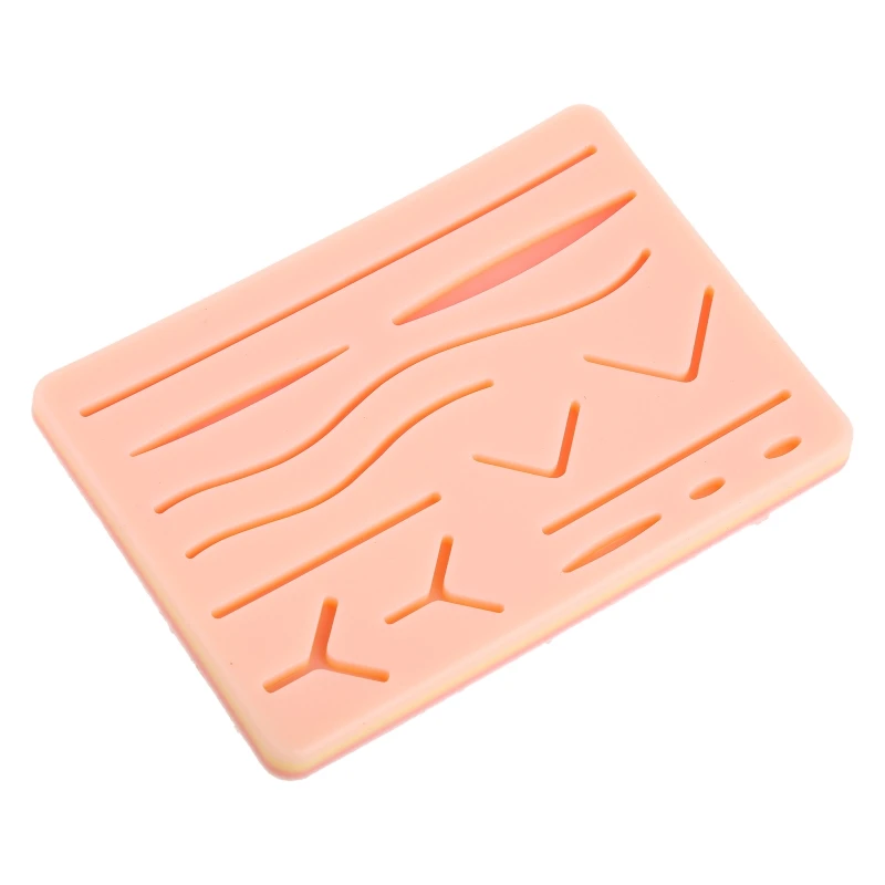 Y1UD Skin Suture Wound Module Suture Pad with Pre-cut Wounds for Medical Vet Students