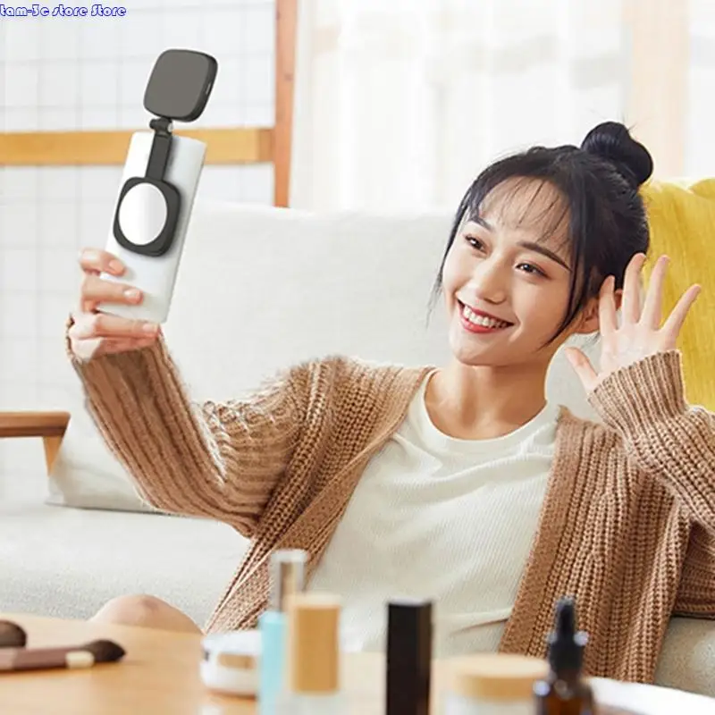 Selfie Light for Phone 16 15 14 13 Rotating Phone Fill Light for Makeup Photography Recording Video Conference