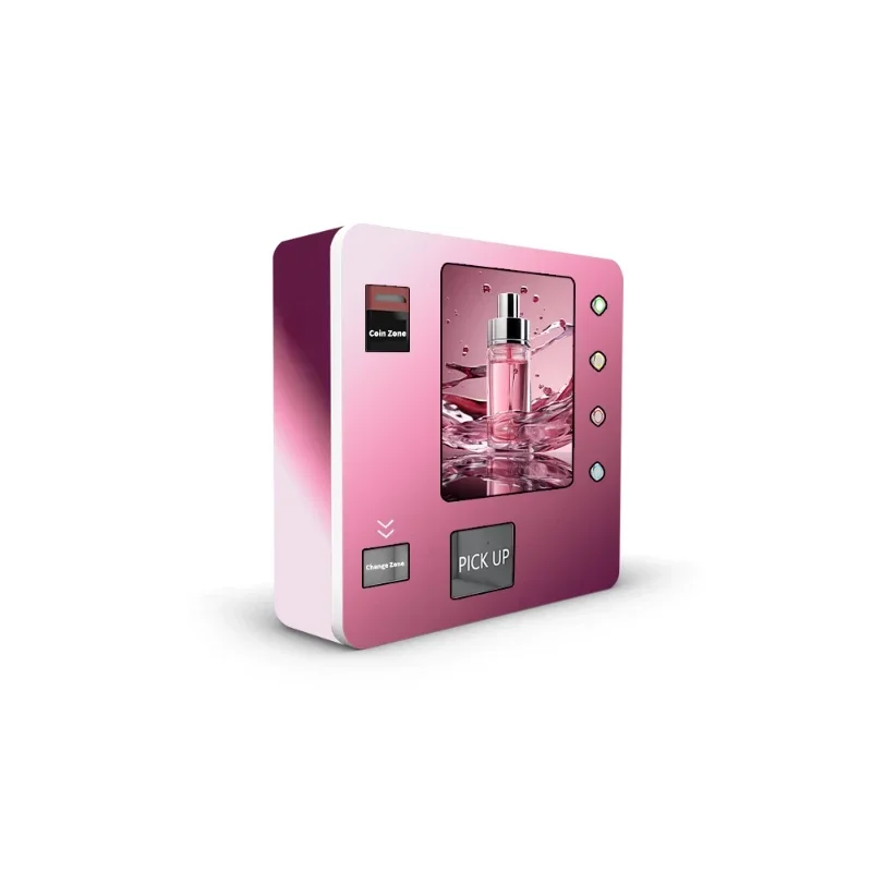 

Cosmetic Single Item Perfume Vending Machine For Business Trading Card