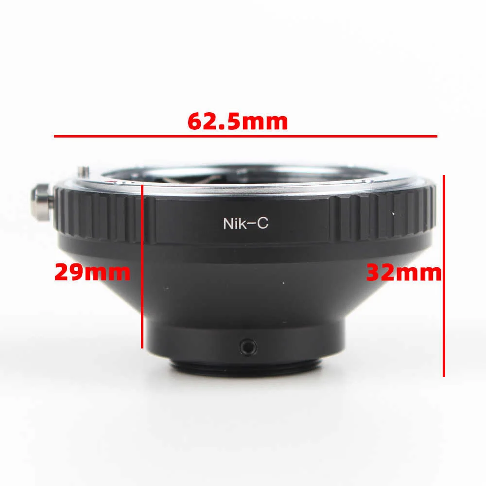 Nik-C Ai-C Adapter For Nikon F Mount Ai D Lens To 16mm C Mount Film Movie Camera