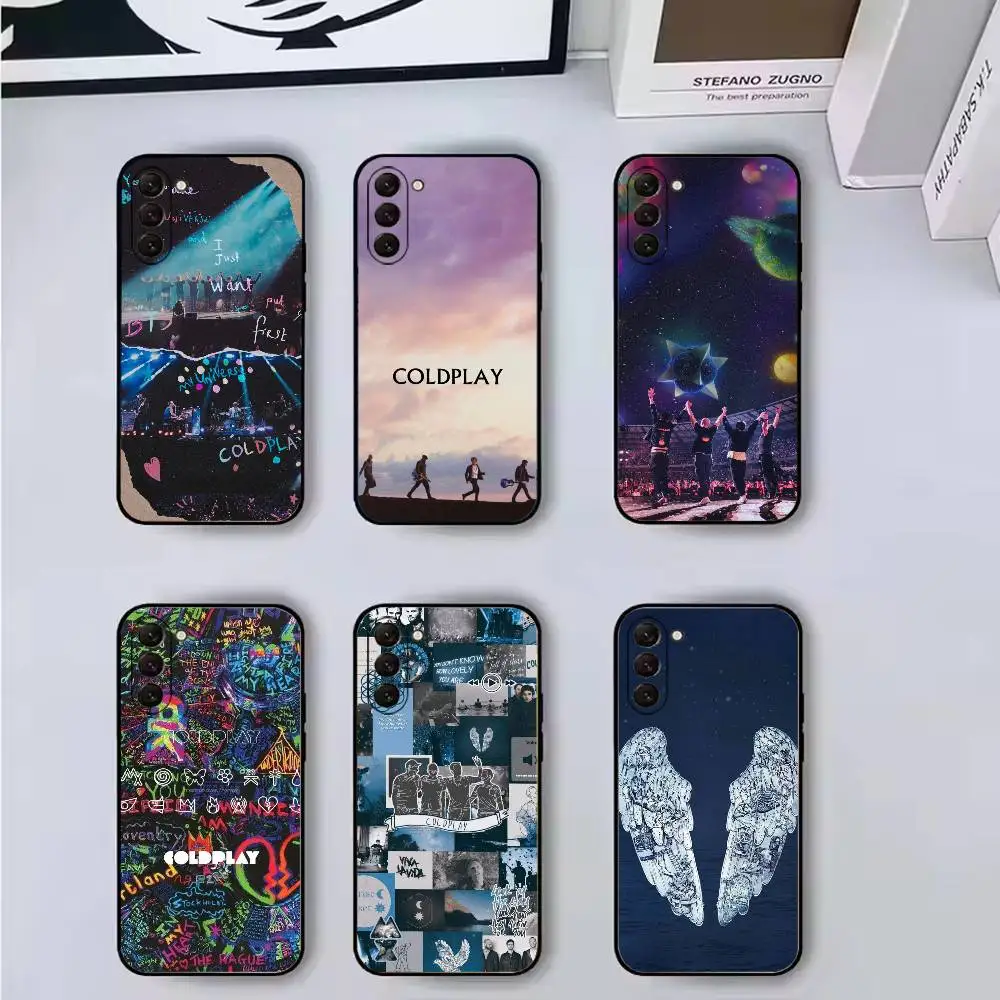 Band C-Coldplay cool Phone Case For Samsung Galaxy A73,A72,A71,A70,A53,A52,A51,Soft Silicone Black Cover