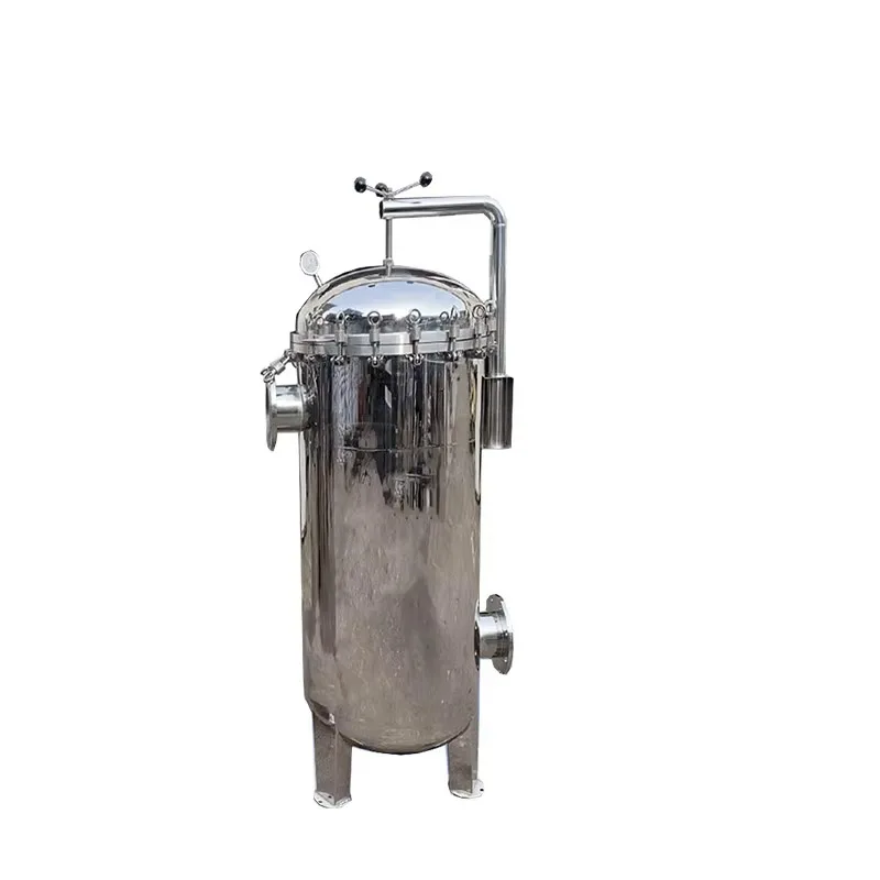

Good Quality Filtration Equipment Cartridge Bag Filter Customized Large Flow Stainless Steel High Pressure Vessel