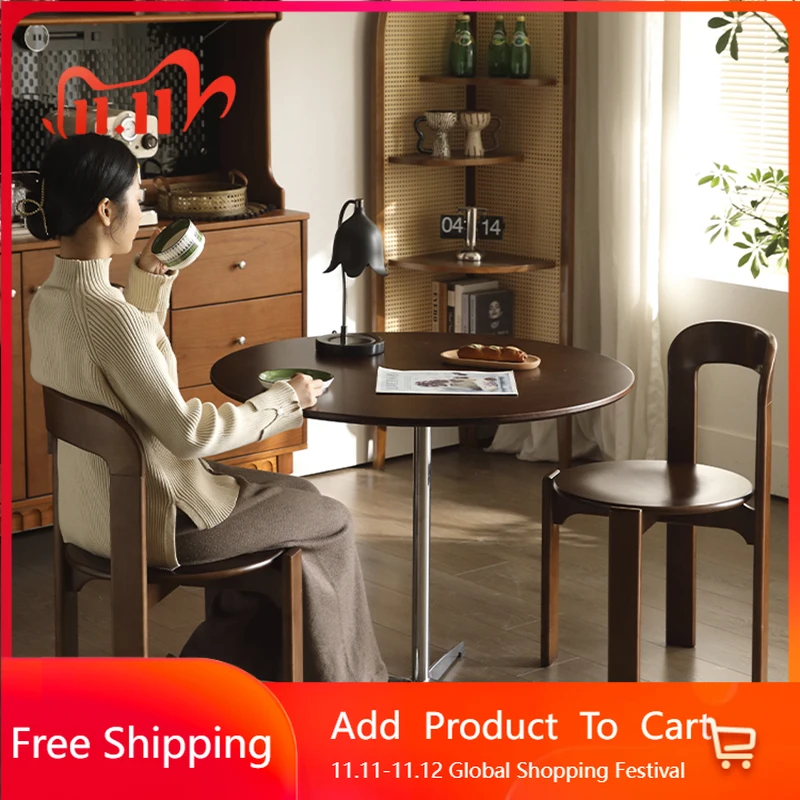 

Reception Portable Dining Table Lounge Designer Space Saving Service Dining Table Round Console Salon Muebles Salon Furniture