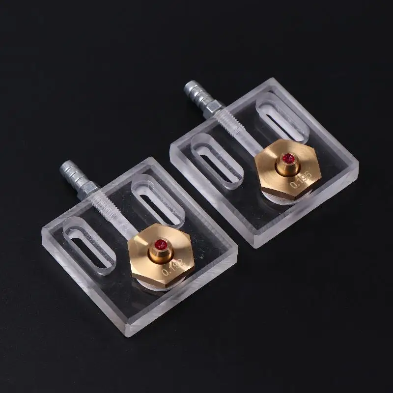 0.192mm 0.195mm Ruby Water Nozzle Cooling Plate Molybdenum Wire Guider EDM Parts With Panel Medium Speed Wire Cut Machine