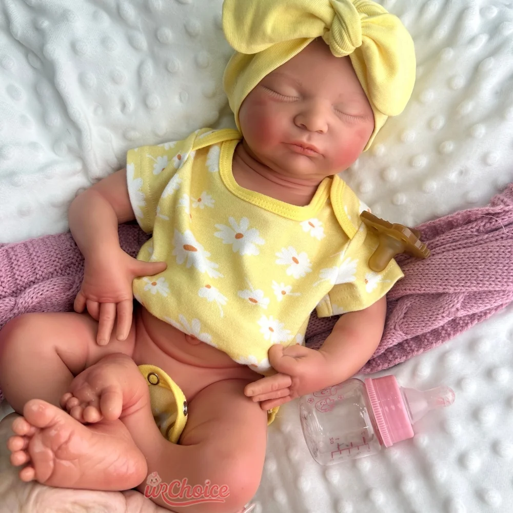 ตุ๊กตาเด็กผู้หญิงขนาด 50 ซม. เปิดปากได้ ทำจากซิลิโคนนุ่มทั้งตัว เหมือนจริง รายละเอียดเหมือนจริง ผิว 3 มิติ เหมาะสำหรับเป็นของขวัญคริสต์มาสสำหรับผู้ป่วยอัลไซเมอร์