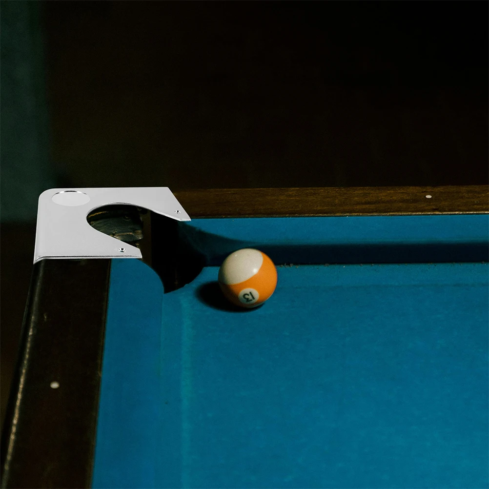 

2pcs Pool Corners Billiard Table Corner Plate Resin Durable Replacement Accessory Set Long Lasting Metal Bracket