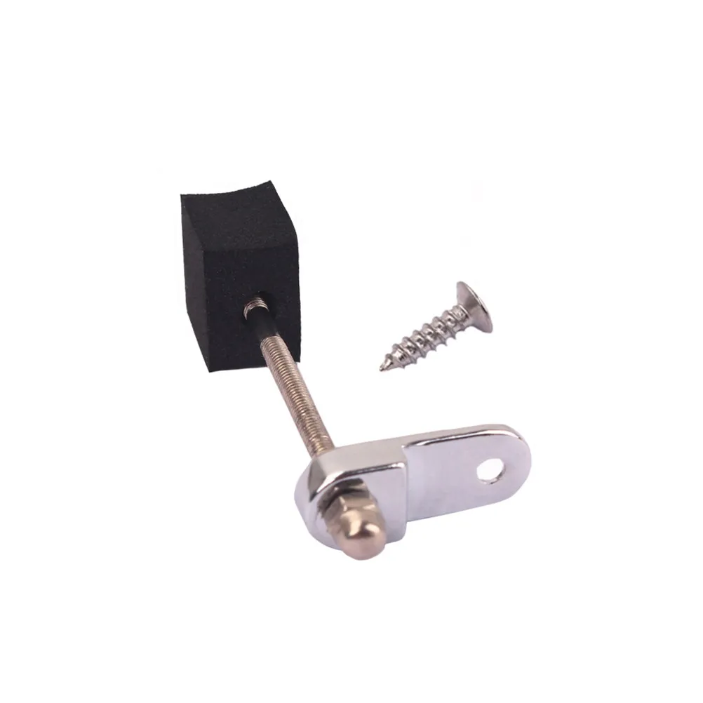 Pickguard Mounting Bracket Silver with Black Spongy Cushion Square Support High Performance Electric Guitar Parts