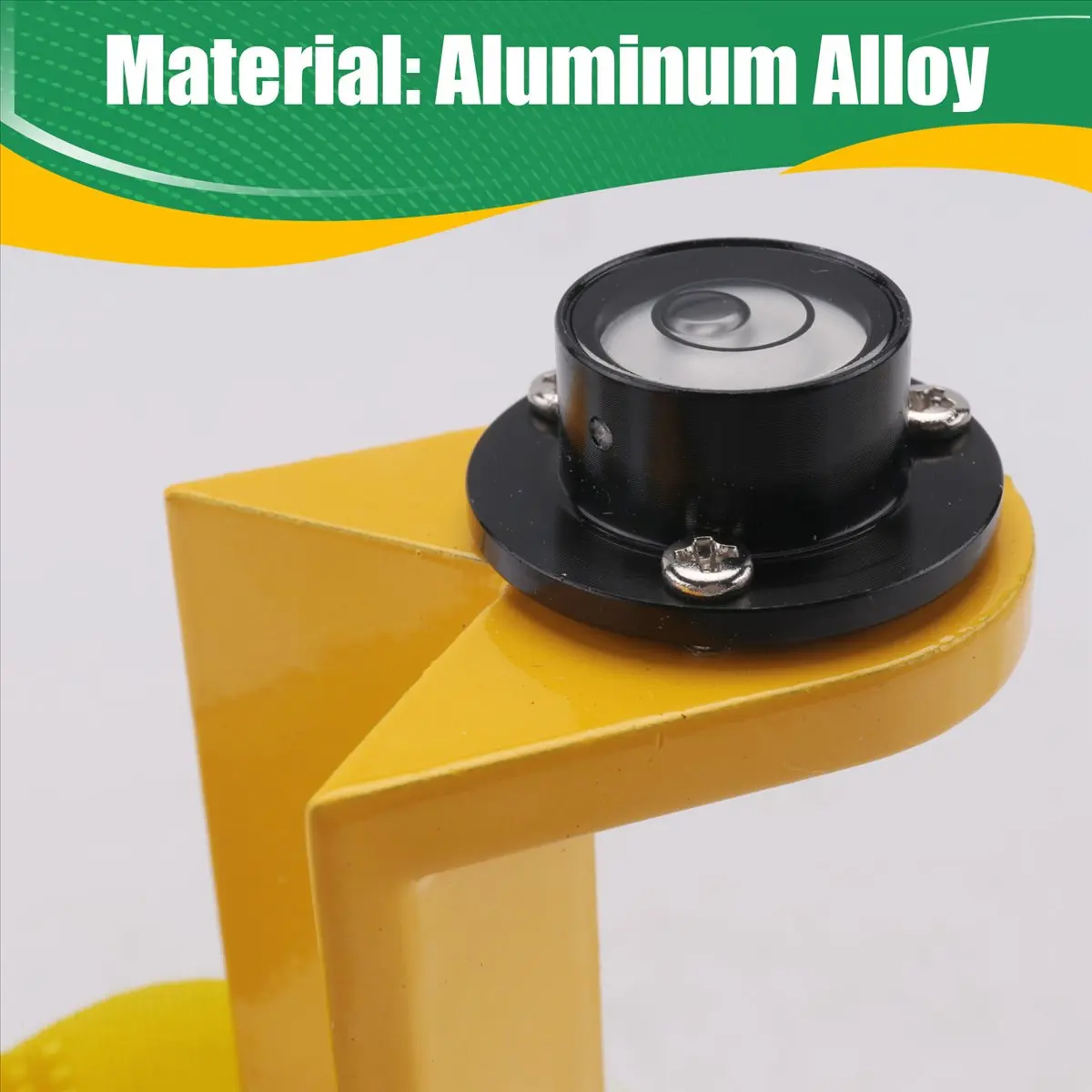 DT38 Circular Vial Aluminum Die Cast Rod Level with 20cm Strap for Prism Pole