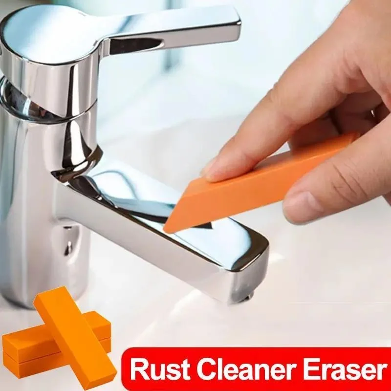 1pc Easy Limescale Eraser Rubber Rust Cleaning Eraser for Kitchen Bathroom Household