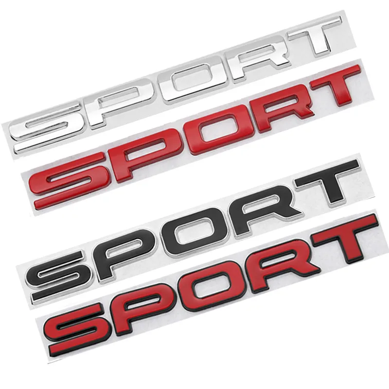 Letras deportivas de Metal para coche, emblema de logotipo, insignia de maletero trasero, calcomanía para Land Range Rover SV, autobiografía,