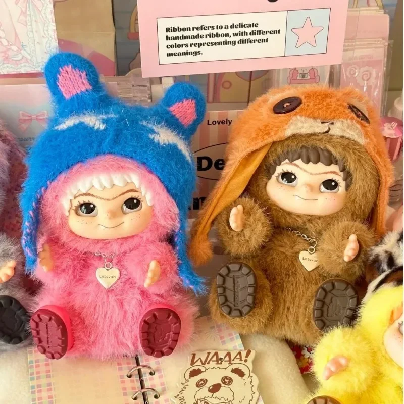 

original Letsvan Wakuku Fox and Bunny Trick Or Treat Series Blind Box Fox Bunny Wakuku Doll Plush Surprise Bag Pendant