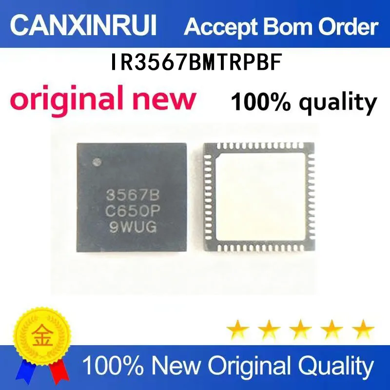 (5 Pieces) Graphics card power supply chip IR3567B IR3567BMTRPBF 3567A QFN IR3567AMTRPBF