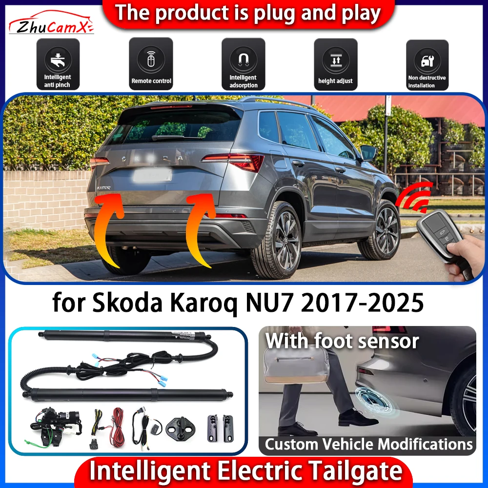 

ZhuCamX Smart Powered Tailgate System for Skoda Karoq NU7 2017-2025 Automatic Intelligent Electric Trunk Lift Control Kit
