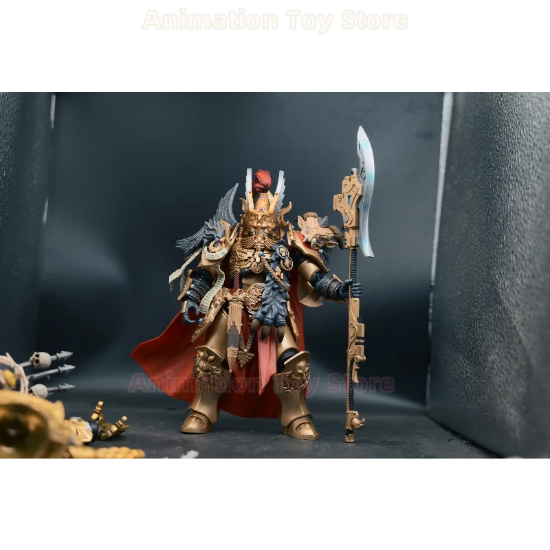 【متوفر】خوذة JOYTOY Dark Source Warhammer Horus Rebellion Imperial Army Corps Marshal Constantine Valdo المعدلة #5