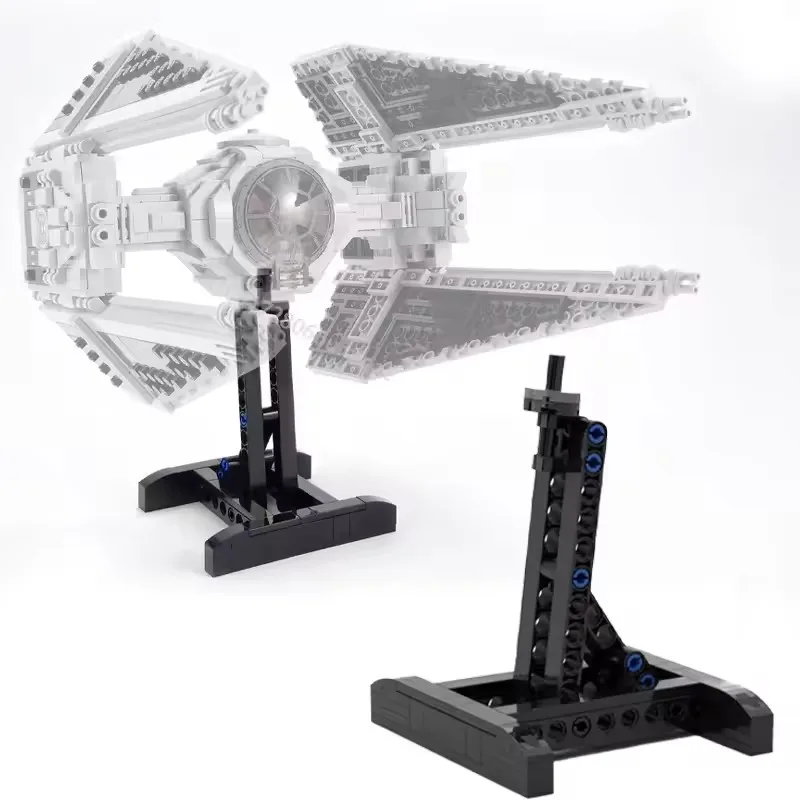 

Creative MOC Fighter Interceptor Display Stand Building Blocks Assemble Model DIY Toys Bricks Lovers Children Holiday Gifts
