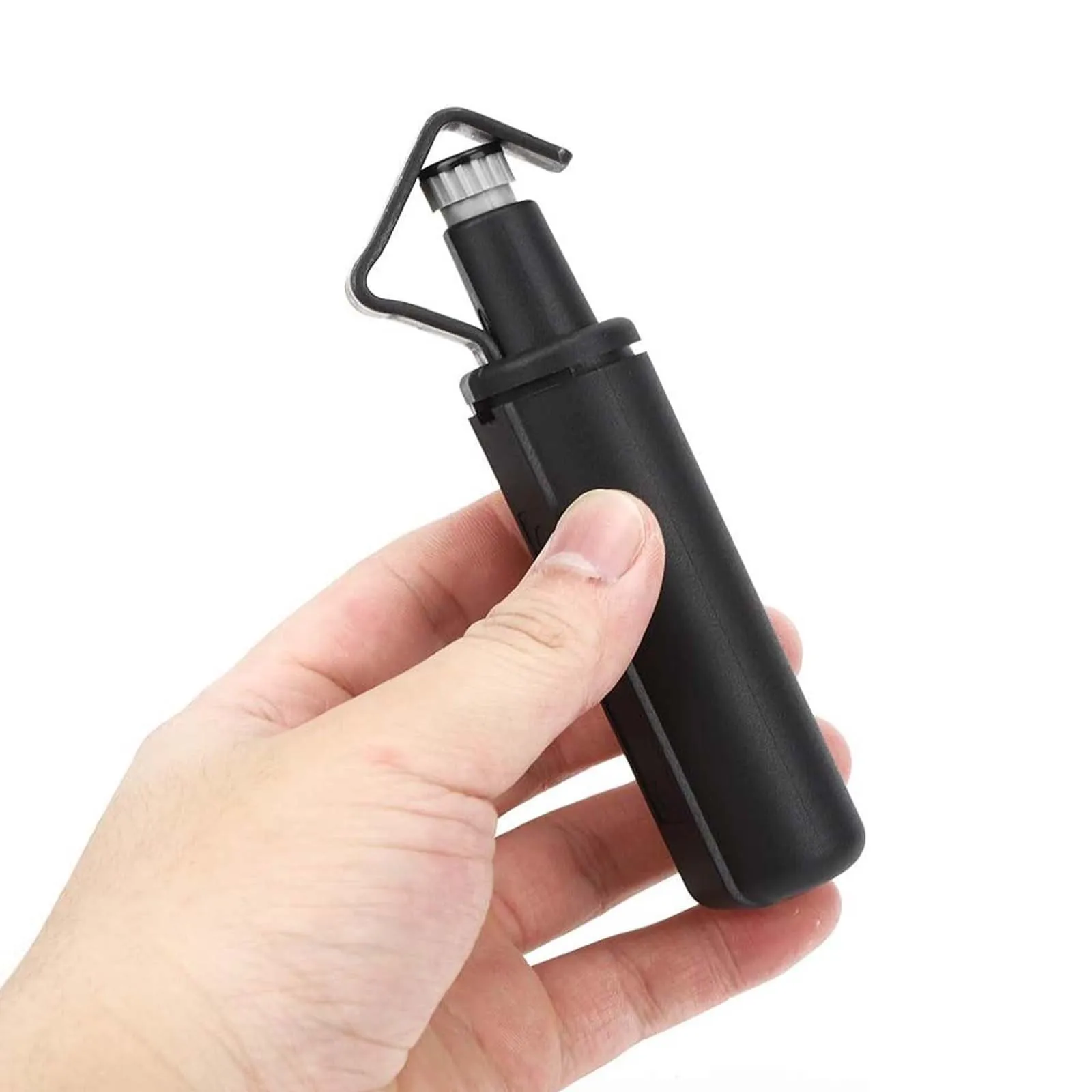 4.5-29mm Fiber Optic Cable Stripper Adjustable Horizontal / Vertical Coaxial Wire Rotary Stripping Tool