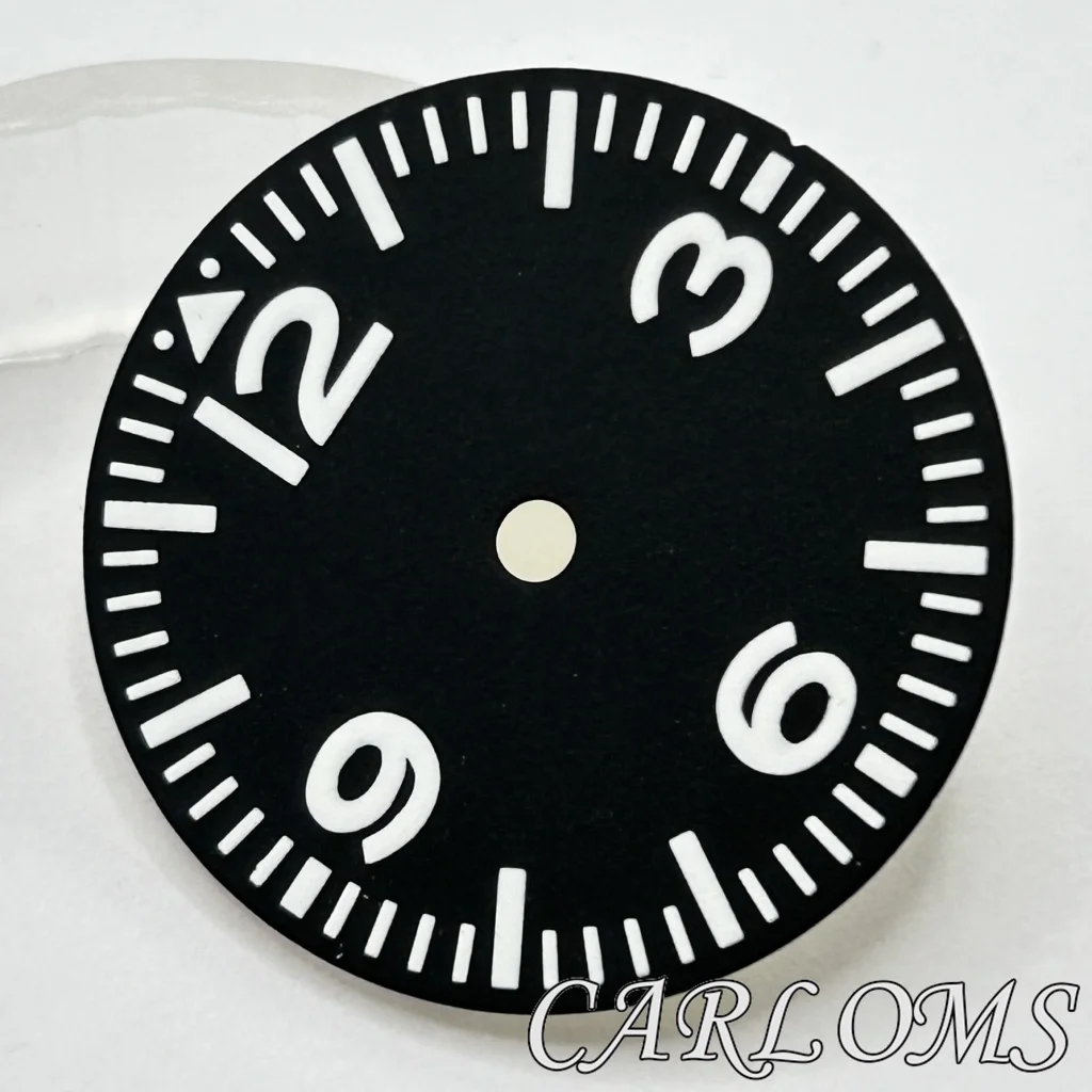 TOP 29mm NH35 NH36 4R35 4R36 7S26 7S36 Movement Black Sterile Luminous Watch Dial