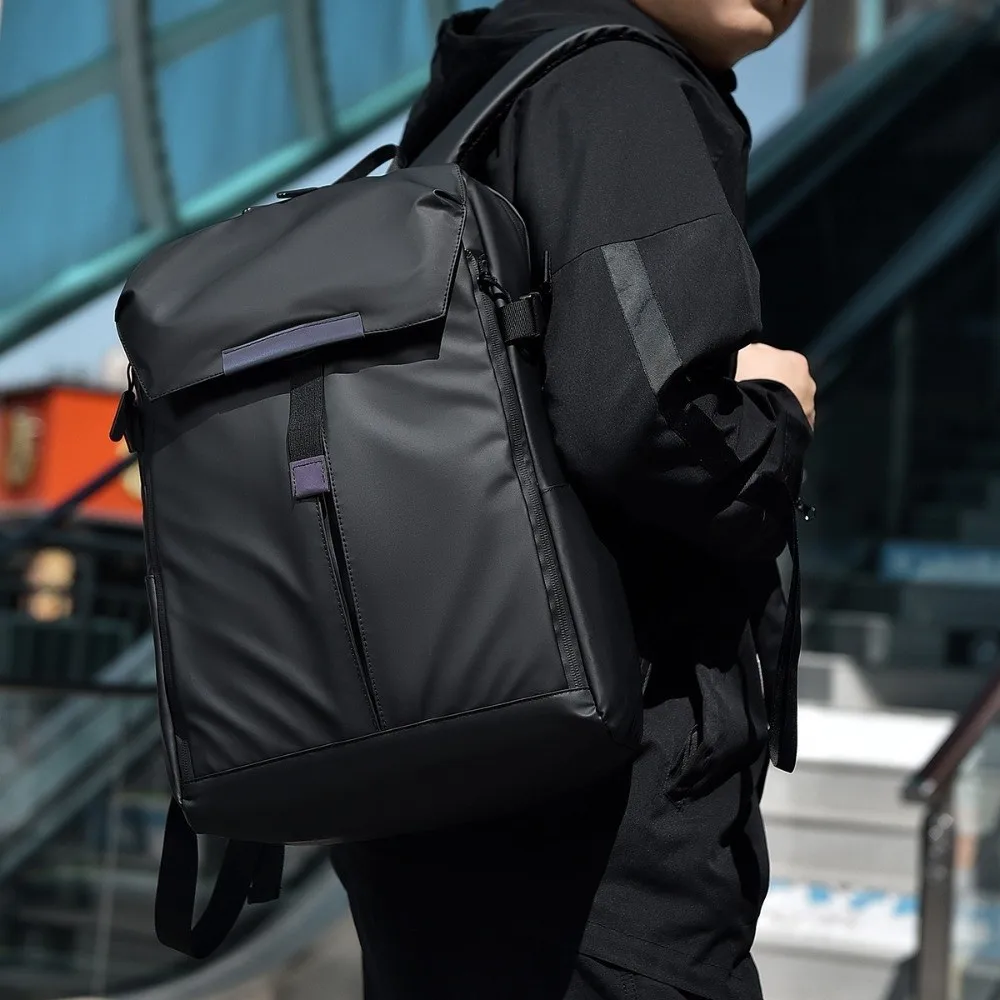 Zaino da viaggio impermeabile Zaino da scuola espandibile di grande capacità Zaino da moto multitasche leggero