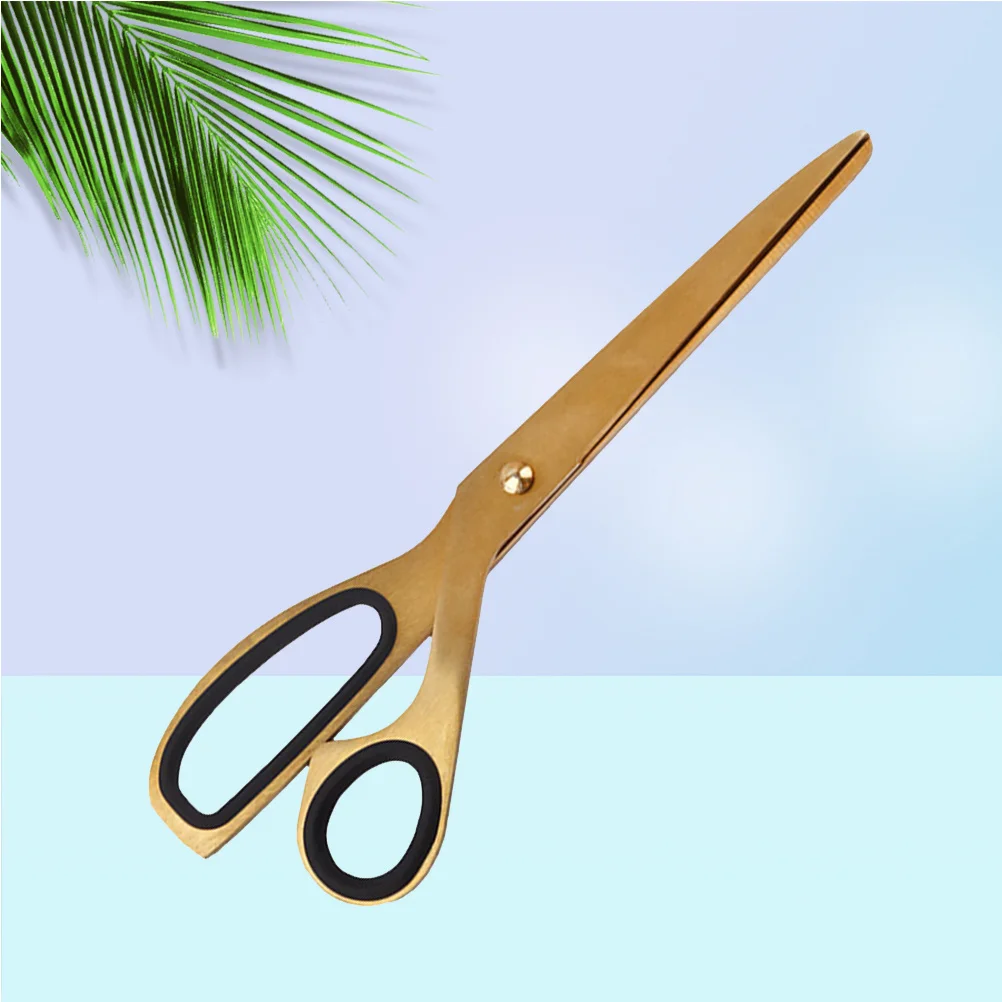 Stainless Steel Scissors Golden Modern Design For Crafting Cutting Trimming Home Office Use Scissors For Crafts