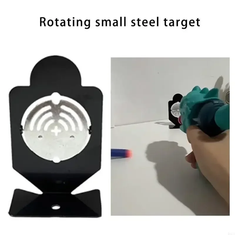 OYStainless Steel Target Slingshot Soft Bullet Gun Target Shooting Practice Metal Iron Target Toy Target Slingshot Accessories