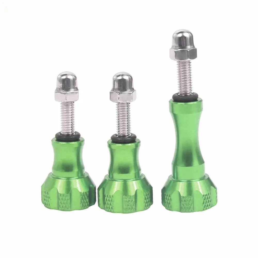 BGNing 1pack von 3pcs 1 Lange + 2 Kurze Bunte CNC Aluminium Bolt Mutter Schraube für GoPro Hero 7 6 5 3 + 4 SJ4000 EKEN YI 2 4K Montieren – Detail 30