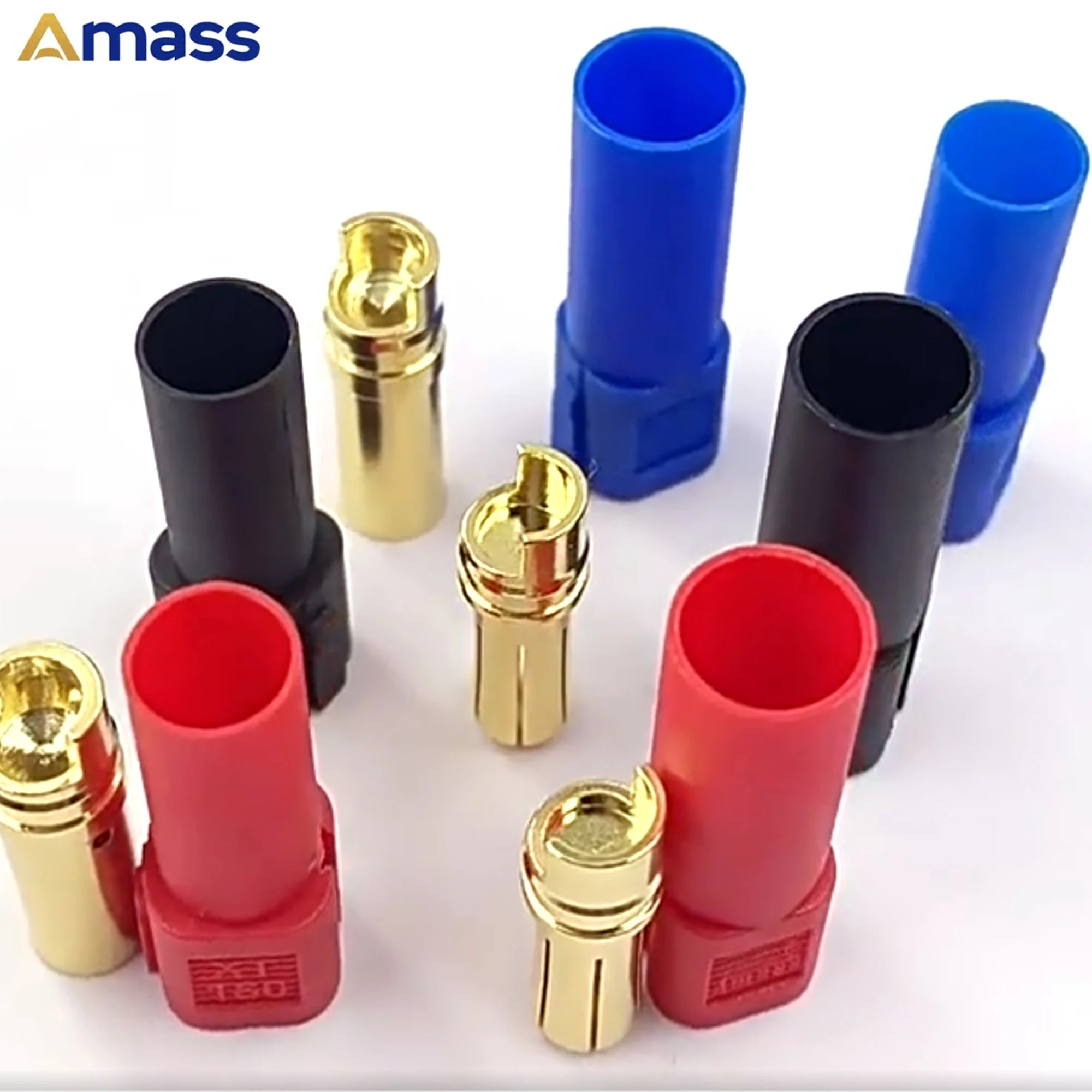 6mm Gold Plated Banana Head 120A High Current Amass XT150 Male/Female plug