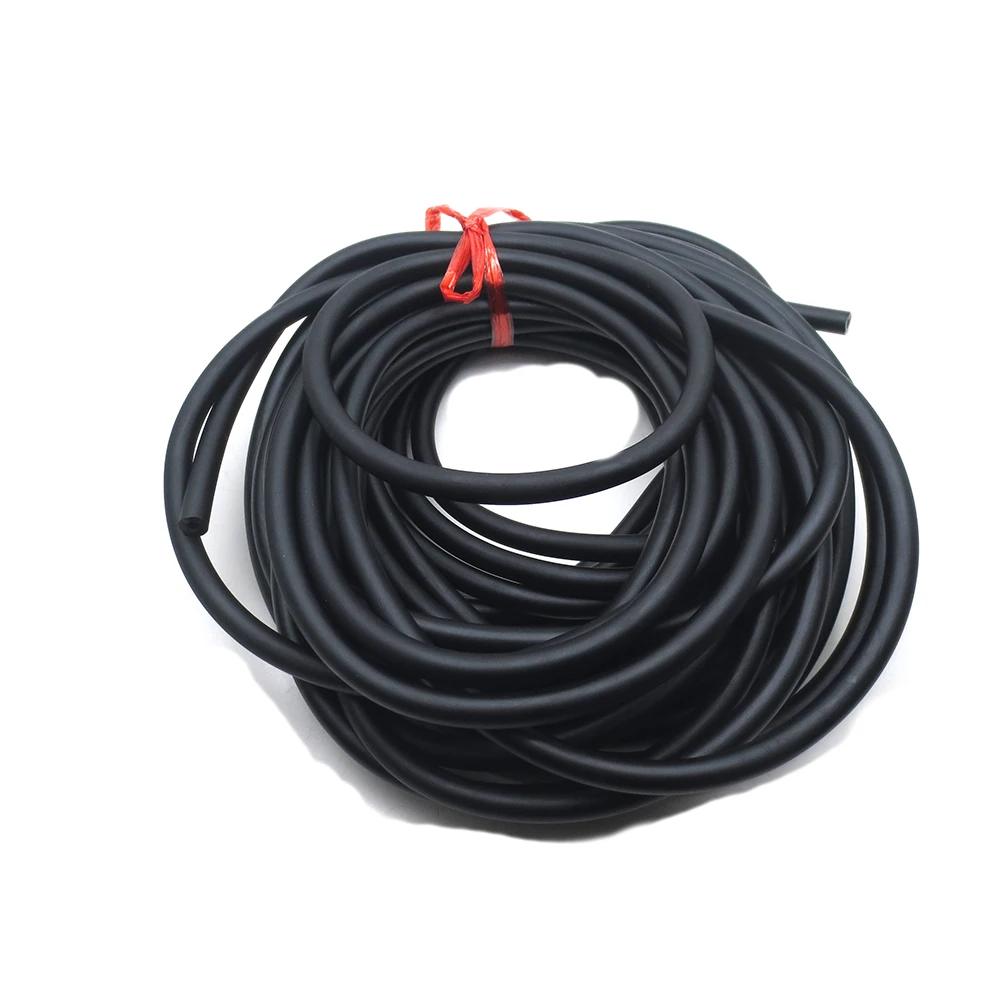 5-50Meters 3070 Black Rubber Band  Used For Hunting  Slingshot InterDiameter 3mm  Out Diameter 7mm