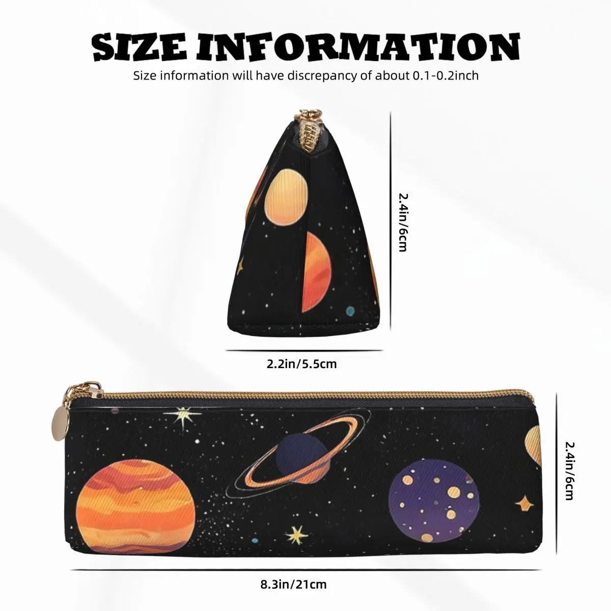 النظام الشمسي كواكب الفضاء الكون مقلمة قلم رصاص الحقيبة تخزين لوازم مكتبية صندوق القلم حقيبة أقلام رصاص لهدايا صبي فتاة