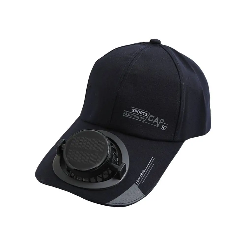 Fashion Breathable Solar Cooling Fan Hat Built-in Fan​​ Sun Protection Fan Hat​​ Quick Dry Rechargeable Baseball Cap Outdoor