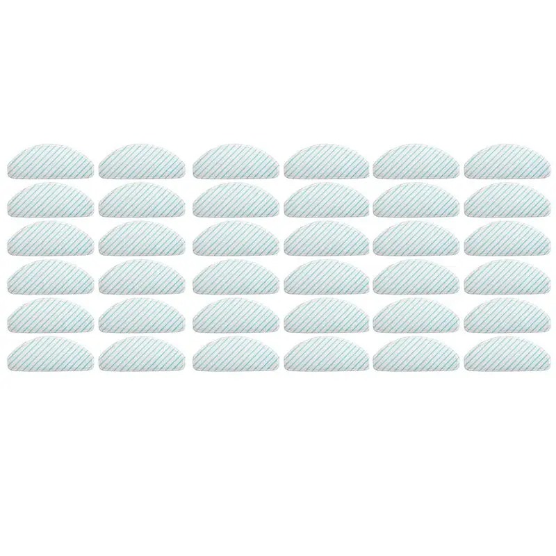 A02M-36 Pack Microfiber Mopping Pads For ECOVACS DEEBOT OZMO T8 T8 AIVI Vacuum Cleaner Moping Cloths Rags Spare Parts