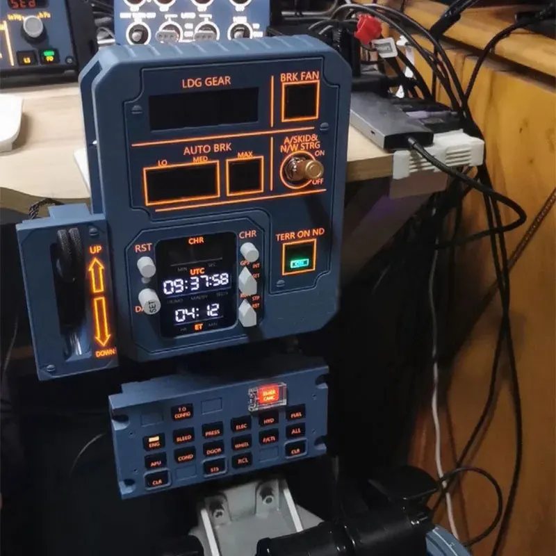 

WINWING 32 ECAM Flight Simulation game control panel / AGP 32 Metal Automatic Braking Takeoff Landing Panel For Xplane MSFS