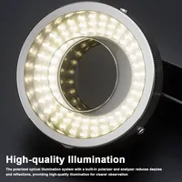 iFixes iL37 Microscope Polarized Adjustable Light Source 96 Beads for Microscope Eliminating Reflections Glareproof Lights