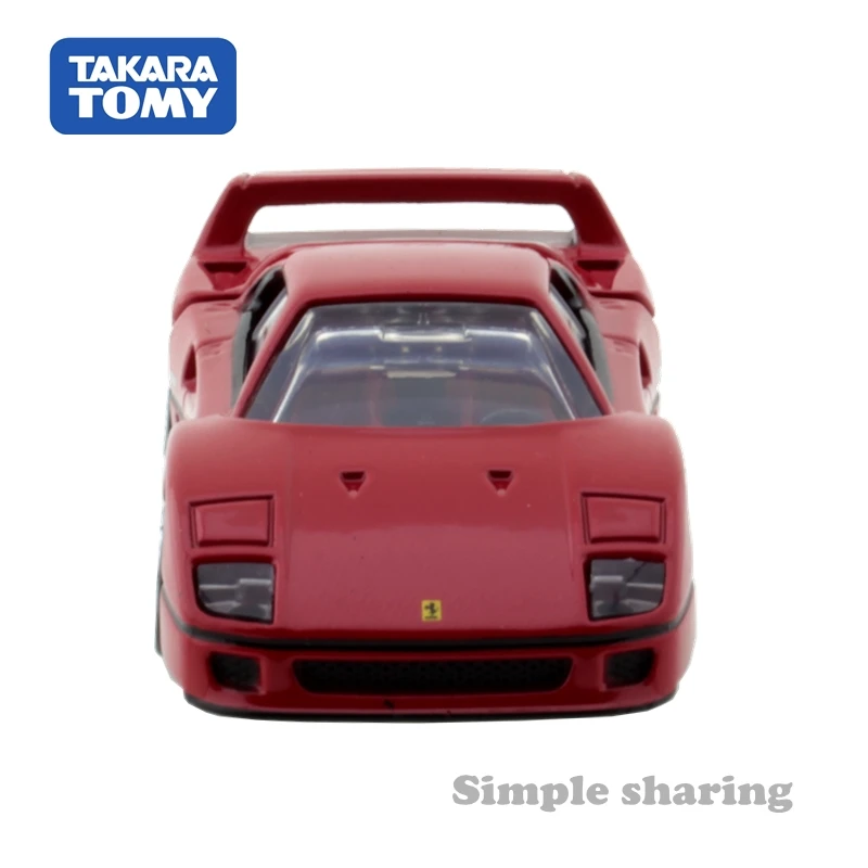 TAKARA TOMY-Diecast Modelo de Simulação de Liga, Caixa Preta, Brinquedos de Exibição, Presentes Infantis, TP31, F40, 1:64