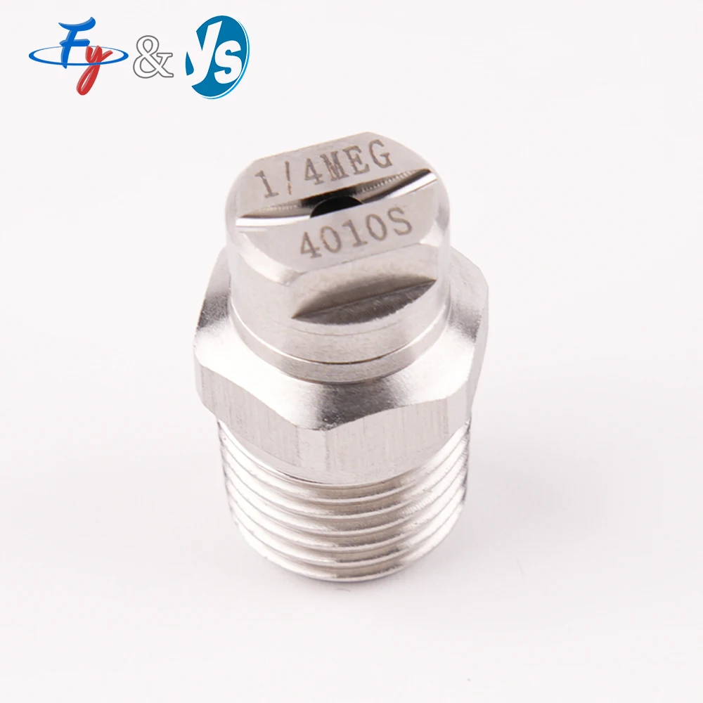 

Heavy-Duty MEG Washer Nozzle - 0-65° Solid Stream/Fan Spray for High-Pressure Cleaning & Sweeper Systems