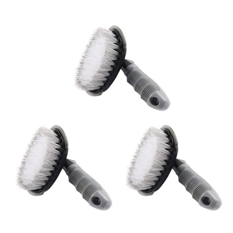 

AU04 -3PCS Car Wheel Cleaning Brush Tool Car Rim Scrubber Cleaner Duster Motorcycle Truck Wheel Car Detailing Brush