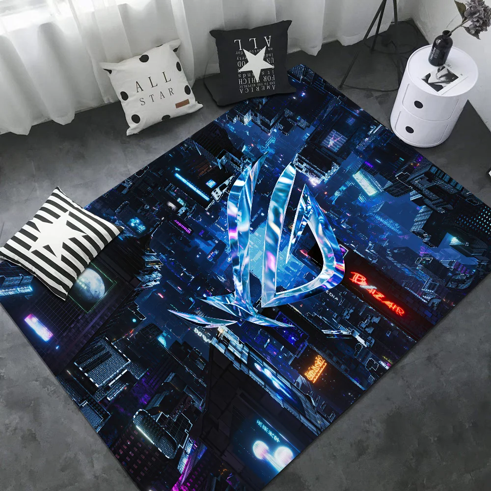 ASUS ROG Republic of Gamers Logo Game Kitchen Mat Kids Room Bedroom Decoration Balcony Anti-Slip Doormat Living Room Alfombra