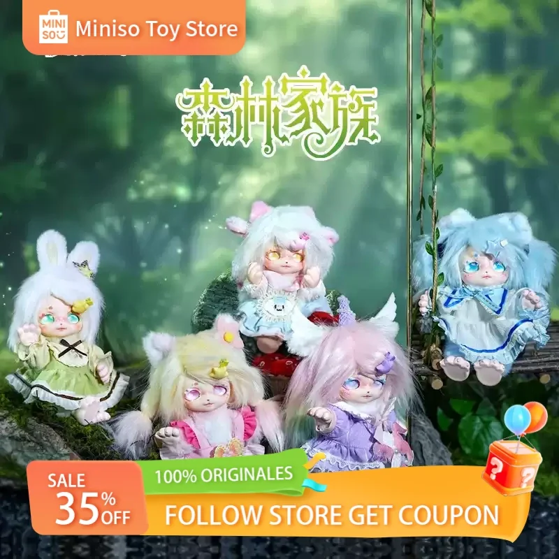 

Dumia Forest Family Series Vinyl Plush Blind Box Cute Adorable Doll Girl Collectible Figure Surprise Mystery Room Decor Gift