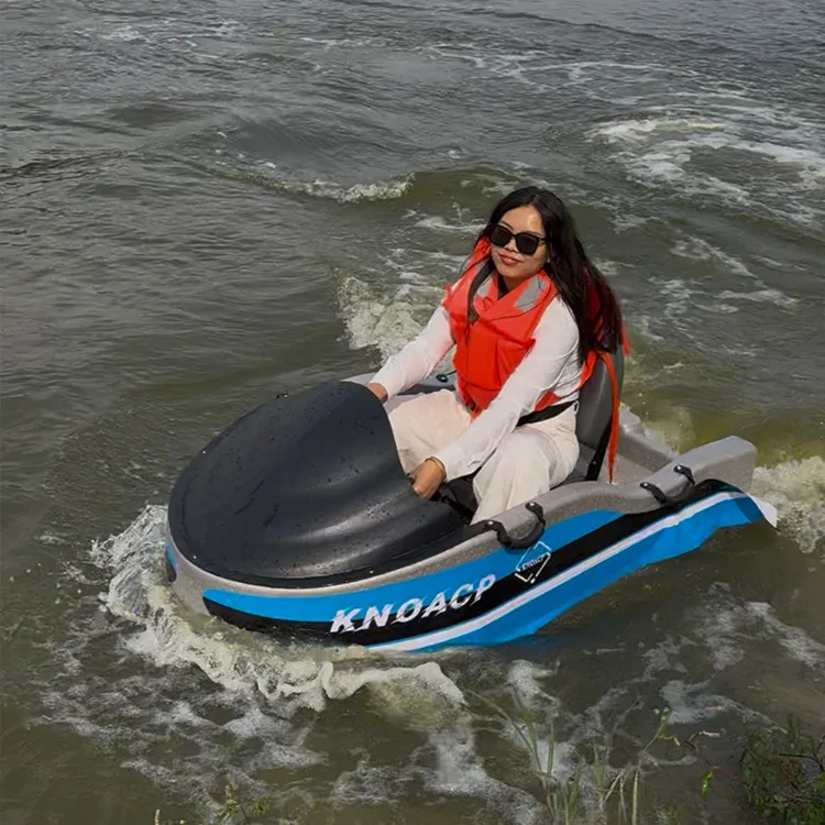 Hot sale drift go kart dual speed water racing boat, 15KW power component high low speed gear portable surfing design for outdoo