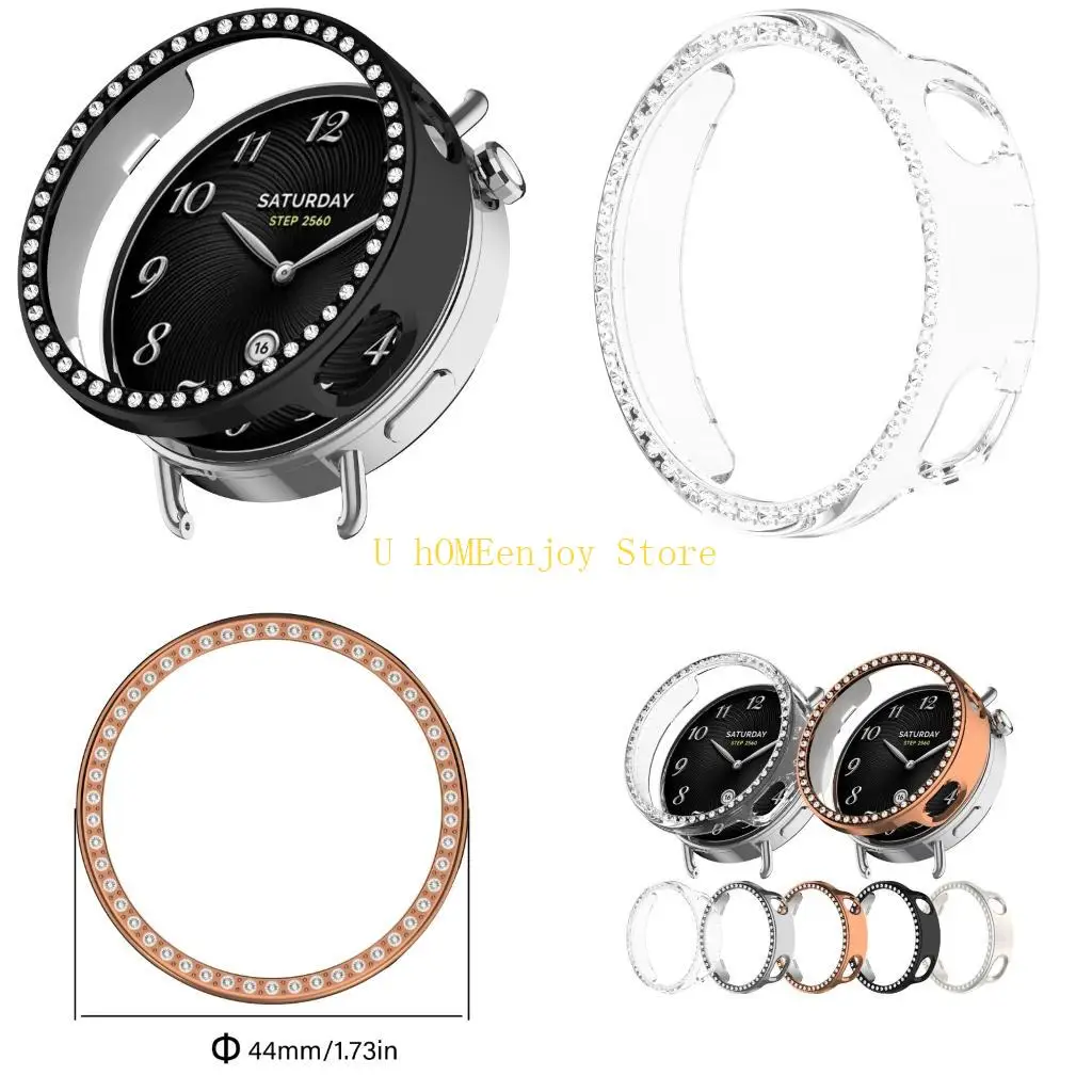 B0KF Hollow Watch Frame Bumper Shell for Watch 41mm Protector Cover Watch Scratchproof Housing Bezel Cover