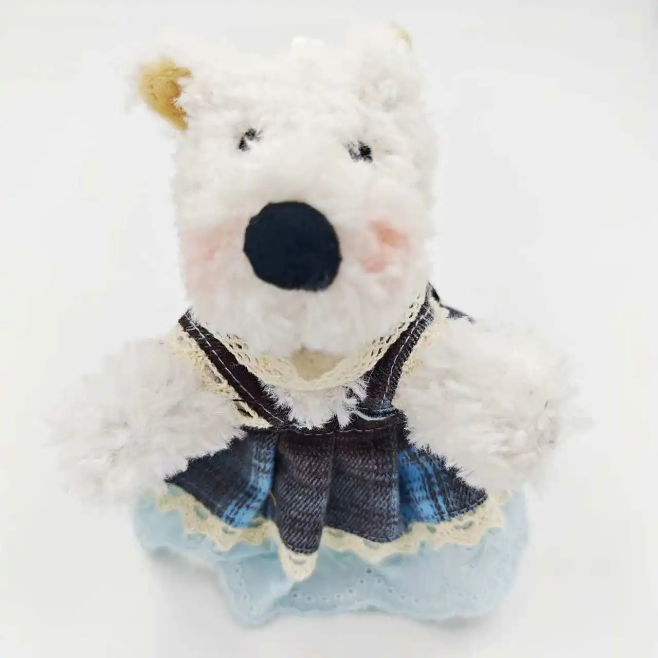 Fashion and Cute New Products Hot Sale West Highland Lop-eared Rabbit Retro Princess Dress Pendant Doll Clothes